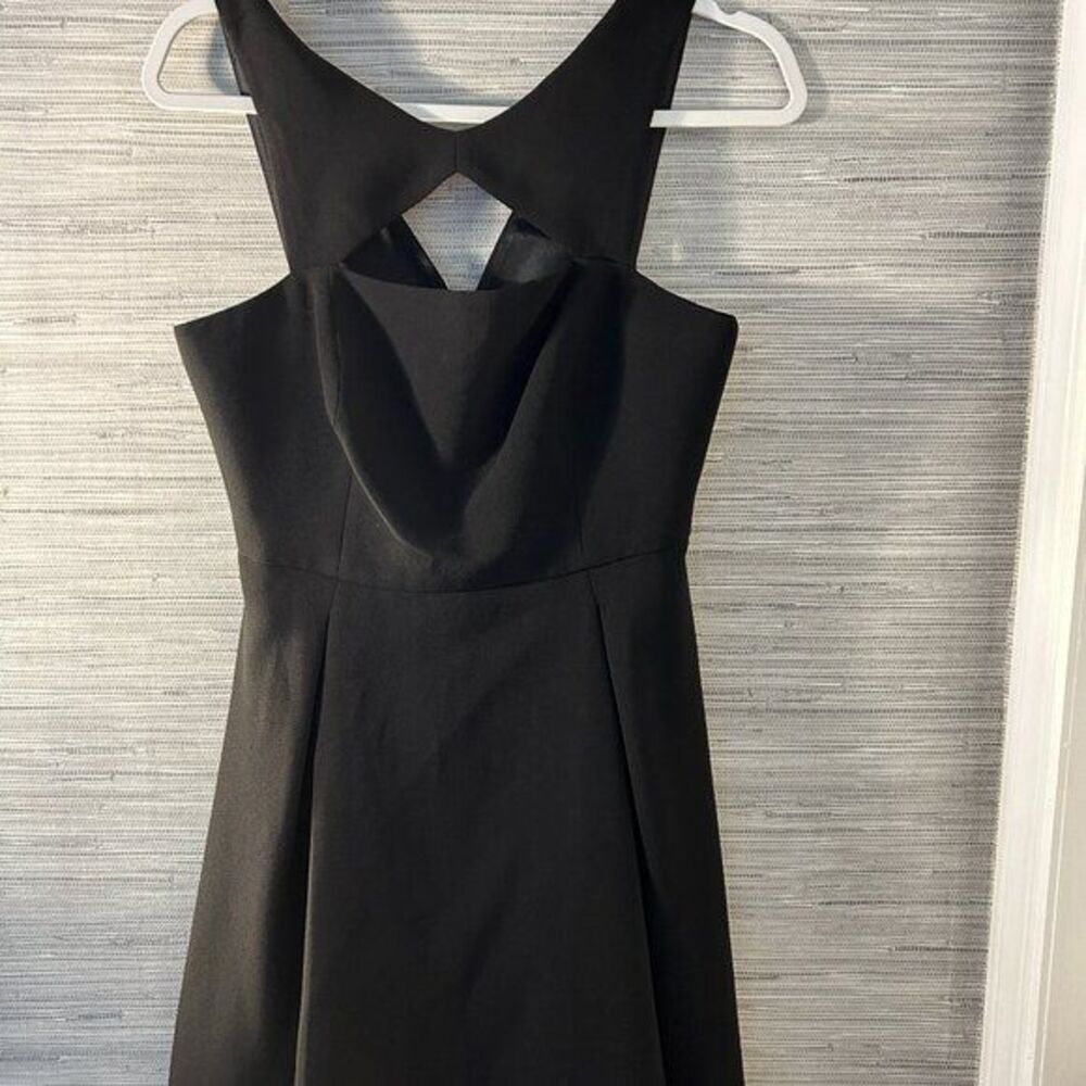 BCBG Mini Black Geometric Dress XS